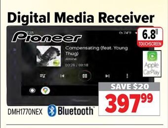 2001 Audio Video Pioneer 6.8" digital media receiver offer