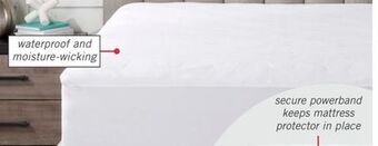 The Brick Bedgear air-x queen mattress protector offer