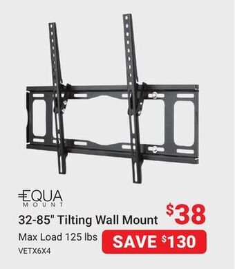 Visions Electronics Equamount 32-85" tilting wall mount offer