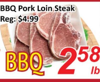 Seasons Foodmart Bbq pork loin steak offer