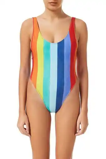 Diesel Swimsuit with rainbow print offer