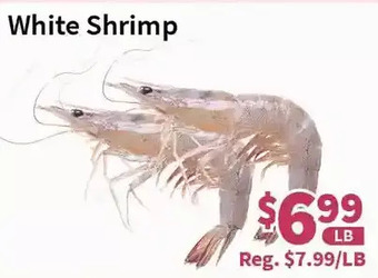 Blue Sky Supermarket White shrimp offer