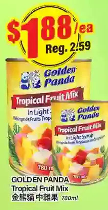 Btrust Supermarket Golden panda tropical fruit mix offer
