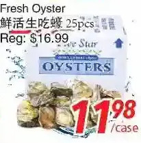 Foody World Fresh oyster offer