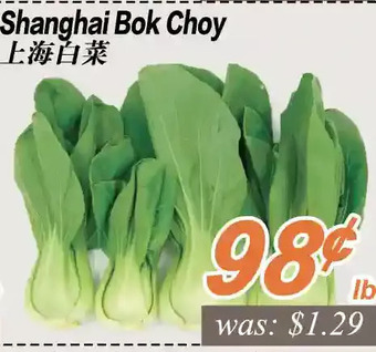 Seasons Foodmart Shanghai bok choy offer
