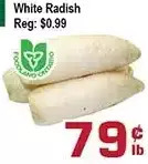 Top Food Supermarket White radish offer