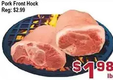 Top Food Supermarket Pork front hock offer