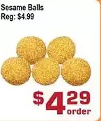 Top Food Supermarket Sesame balls offer