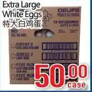 Hong Tai Supermarket Extra large white eggs offer