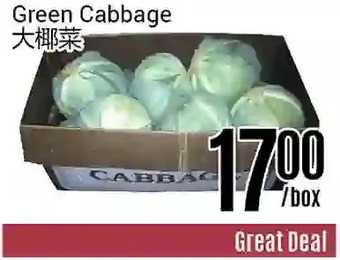 Nations Fresh Foods Green cabbage offer