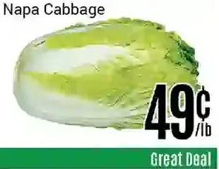 Nations Fresh Foods Napa cabbage offer
