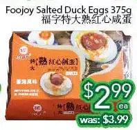 Ample Food Market Foojoy salted duck eggs offer