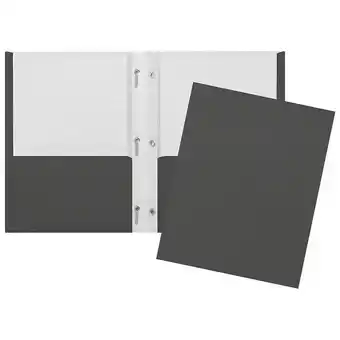 Staples Staples twin pocket & prong portfolio black offer
