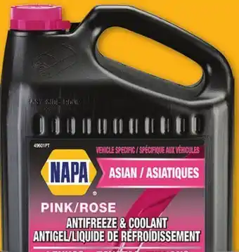 NAPA Auto Parts Premix coolant offer