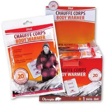 NAPA Auto Parts Body warmers offer