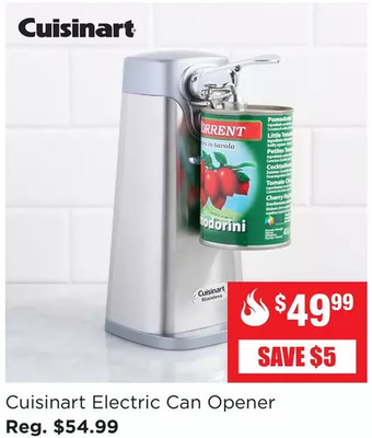 Kitchen Stuff Plus Cuisinart electric can opener offer