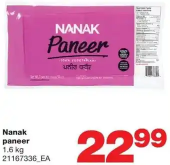 Wholesale Club Nanak Paneer 1.6Kg offer