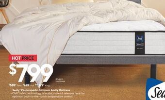 Sleep Country Sealy posturepedic optimum amity mattress offer