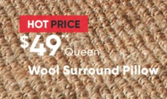 Sleep Country Wool surround pillow offer