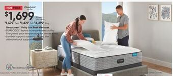Sleep Country Beautyrest unity lux reef mattress offer
