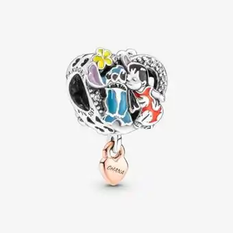 Pandora Charm ohana inspiré de lilo et stitch de disney offer