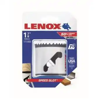 Lowe's Lenox hole saw 7/8 48mm clam offer