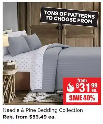 Kitchen Stuff Plus Needle & pine bedding collection offer