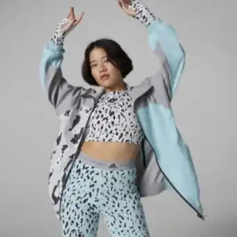 Adidas Adidas by stella mccartney animal print track top offer