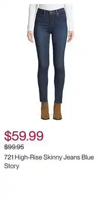 721 high-rise skinny jeans blue story
