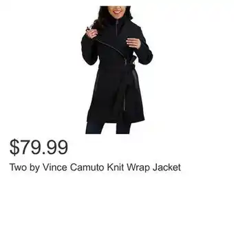 Costco Two by vince camuto knit wrap jacket offer