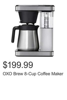 Costco Oxo brew 8-cup coffee maker offer