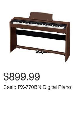 Costco Casio px-770bn digital piano offer