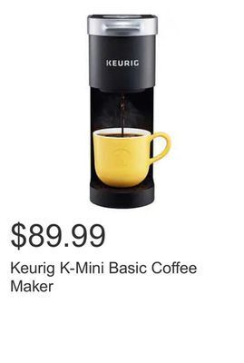 Costco Keurig k-mini basic coffee maker offer