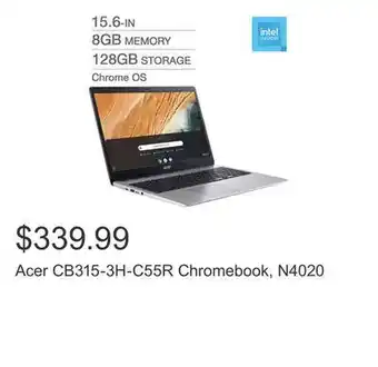 Costco Acer cb315-3h-c55r chromebook, n4020 offer