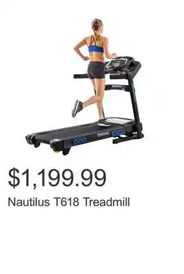 Costco Nautilus t618 treadmill offer