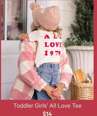 Joe Fresh Toddler girls' all love tee offer