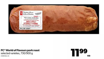 Real Canadian Superstore Pc world of flavours pork roast offer
