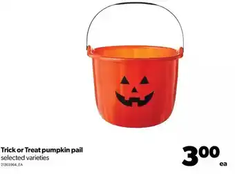 Real Canadian Superstore Trick or treat pumpkin pail offer