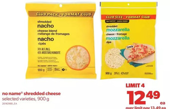 Real Canadian Superstore No name shredded cheese offer