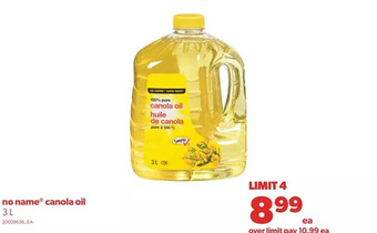 Real Canadian Superstore No name canola oil offer