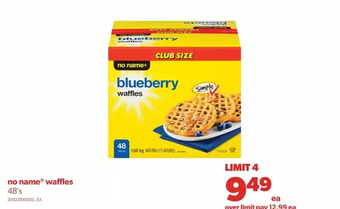 Real Canadian Superstore No name waffles offer