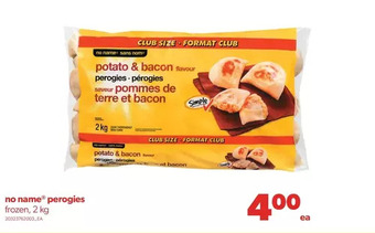 Real Canadian Superstore No name perogies offer