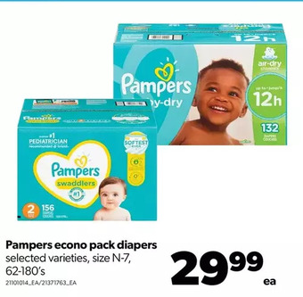 Real Canadian Superstore Pampers econo pack diapers offer