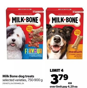 Real Canadian Superstore Milk bone dog treats offer