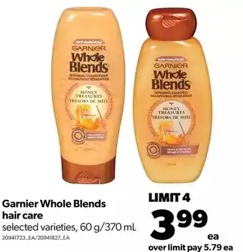 Real Canadian Superstore Garnier whole blends hair care offer