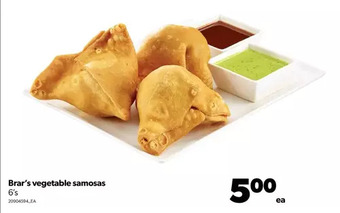 Real Canadian Superstore Brar's vegetable samosas offer