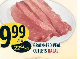Marché Adonis Grain-fed veal cutlets offer
