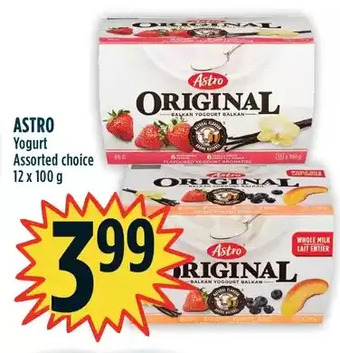 Marché Adonis Astro yogurt offer