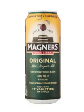 LCBO Magners original irish cider offer