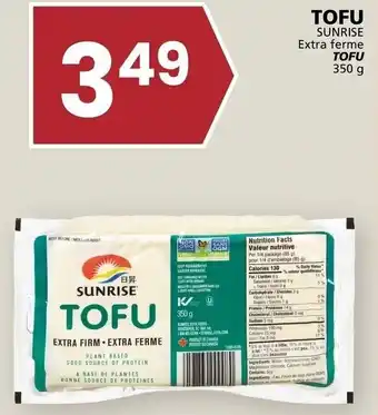 Rachelle-Bery Grocery Tofu Sunrise Extra ferme 350 g offer